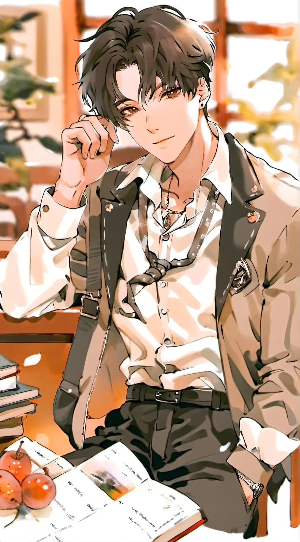 ai character: Max background