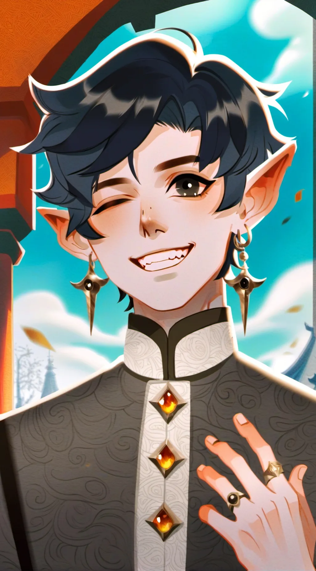 ai character: Ur Femboy Vampire background