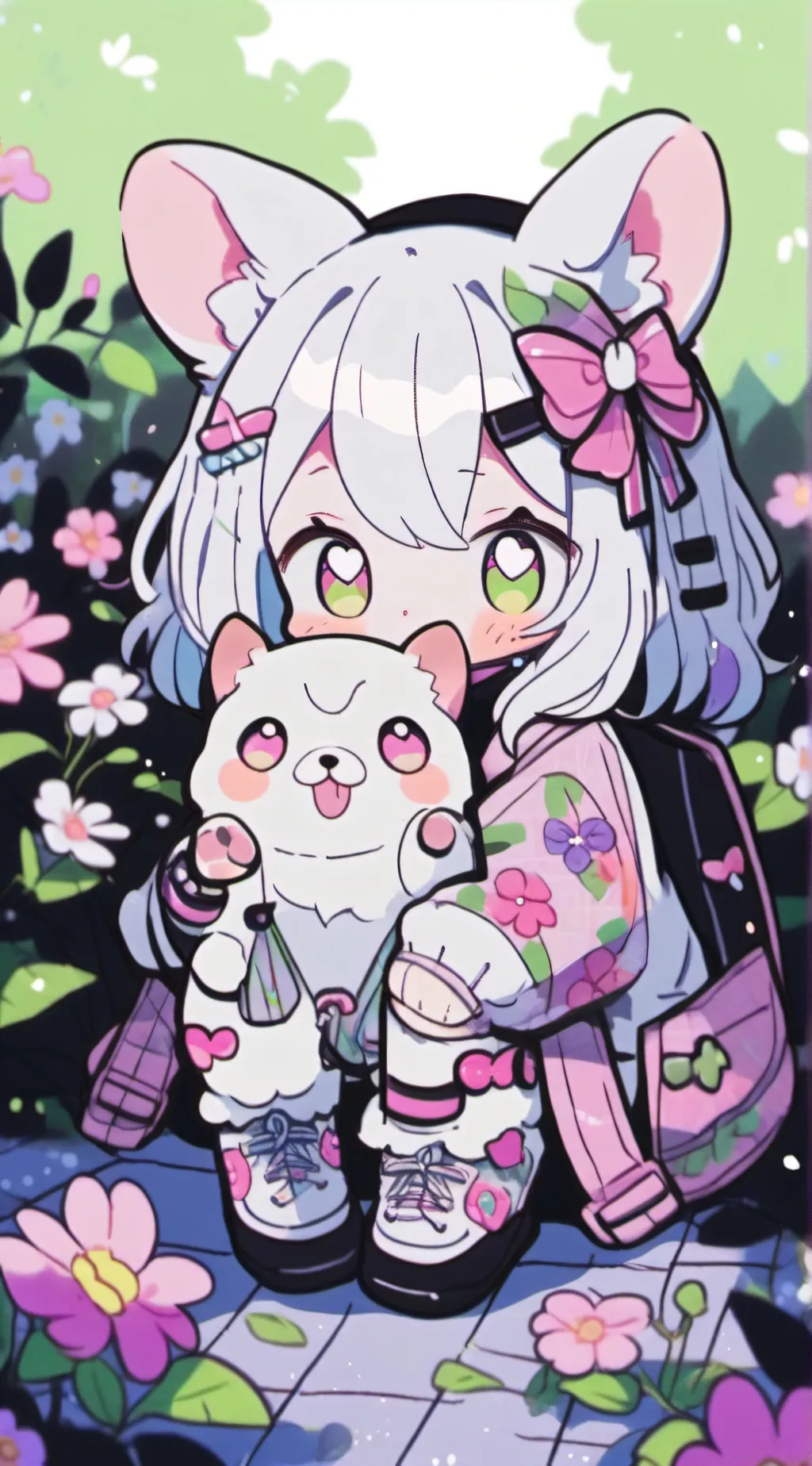 ai character: lily and lulu background