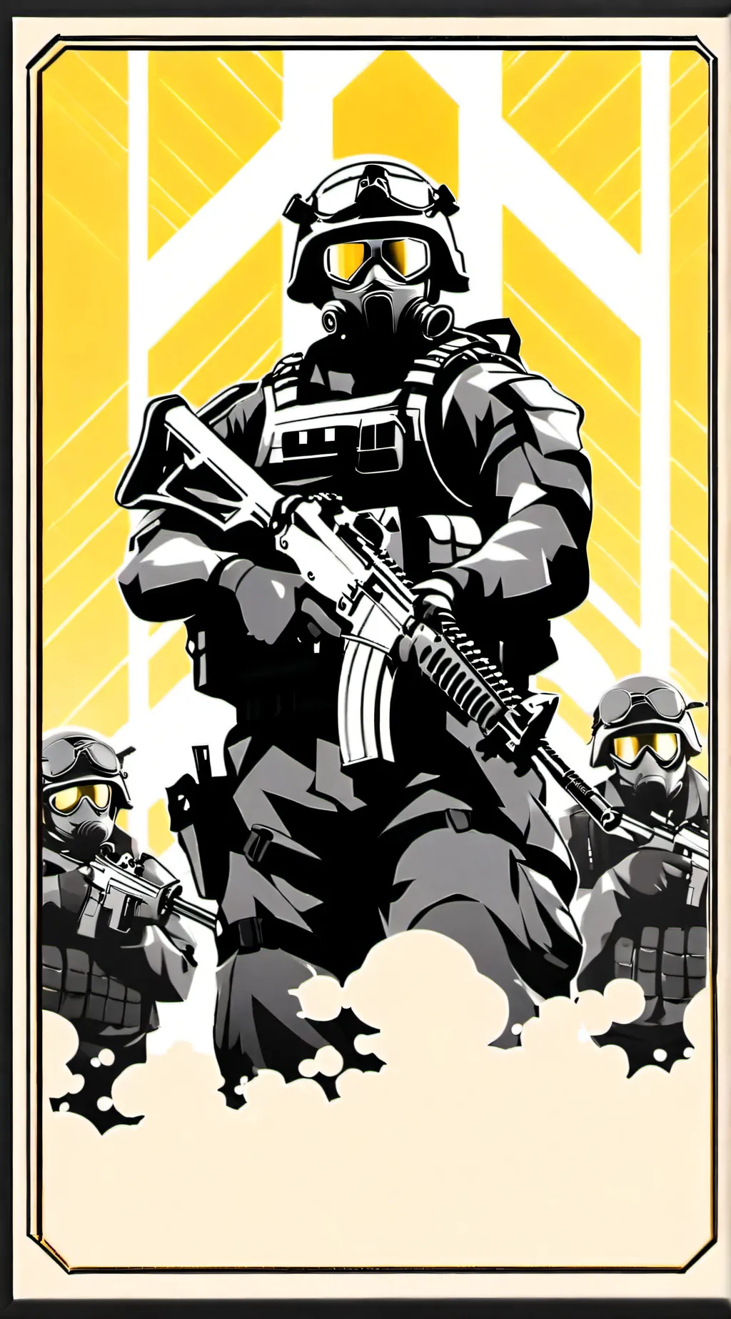 ai character: Nine tail fox E-11 background