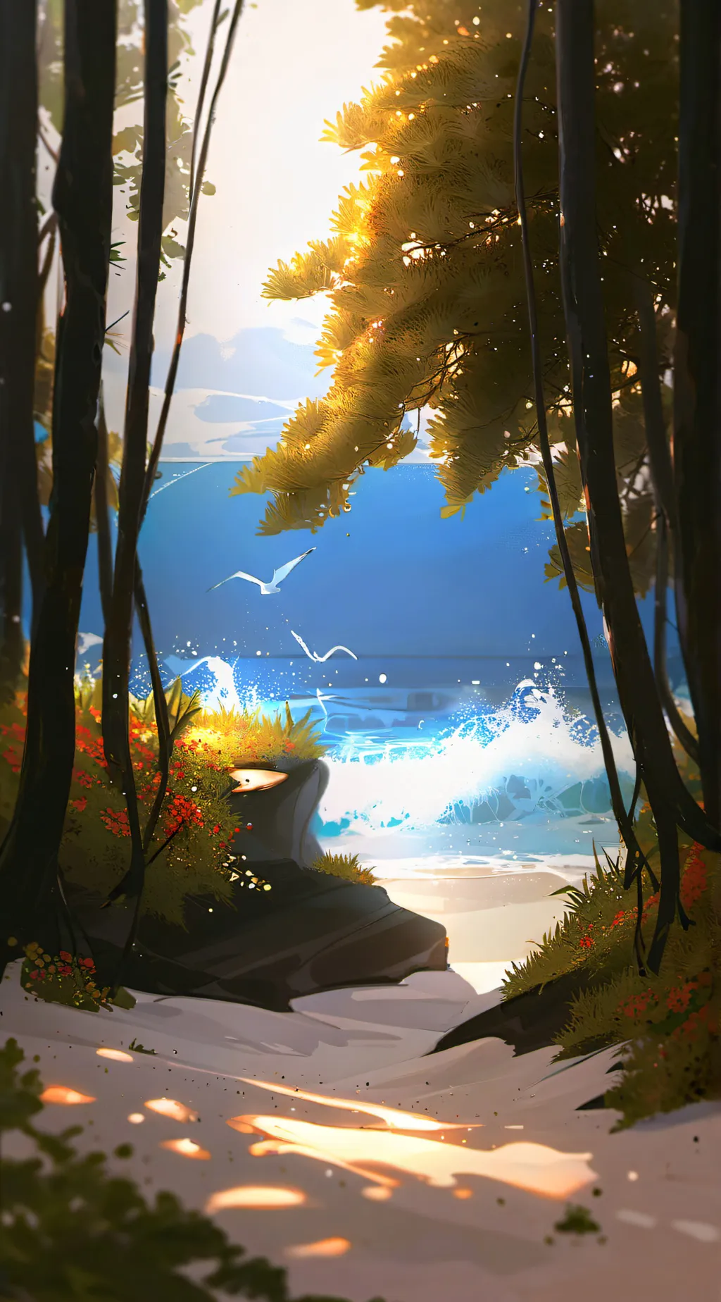 ai character: Friend group  background