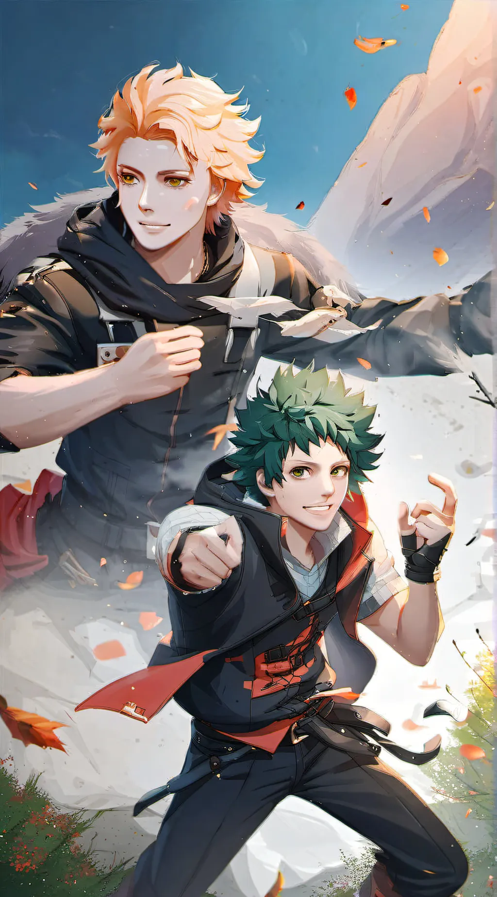 ai character: bakudeku background