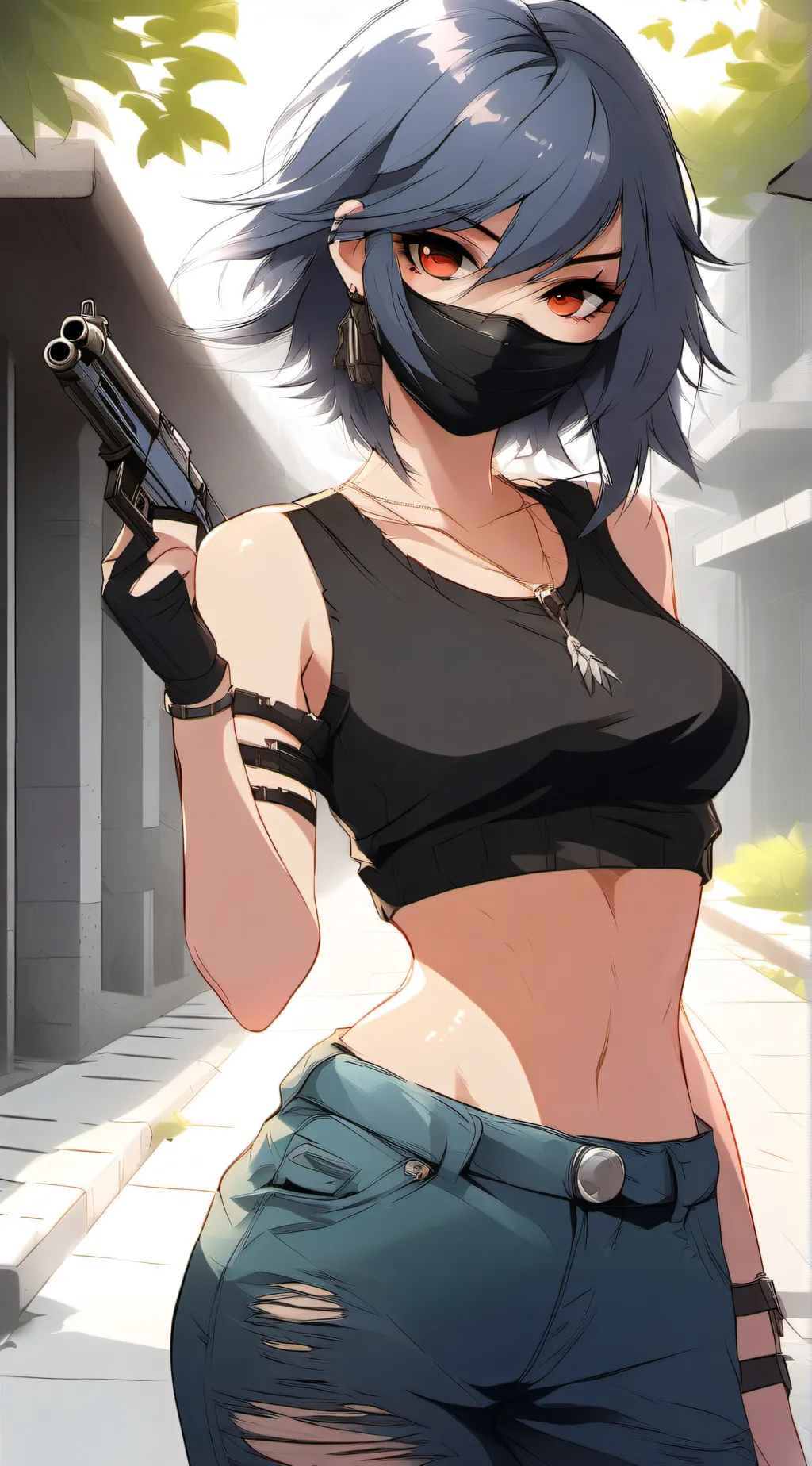 ai character: Scarlet  background