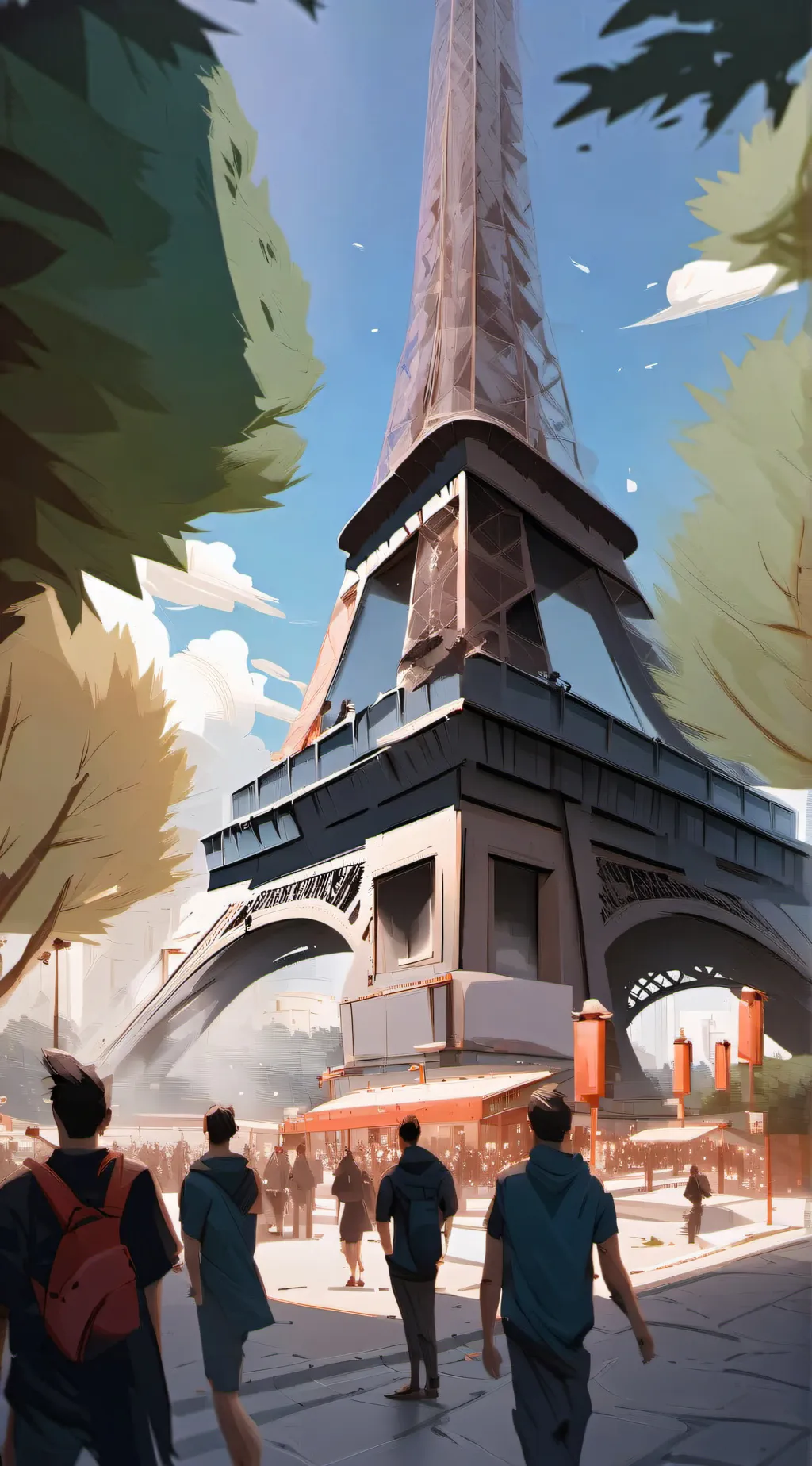 ai character: Miraculous DRAMA background