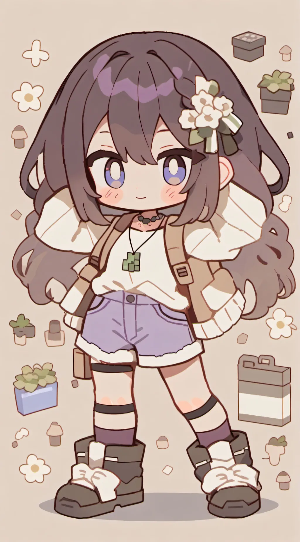 ai character: aphmau  background