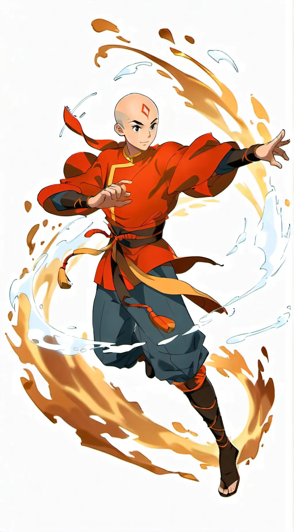 ai character: Aang background