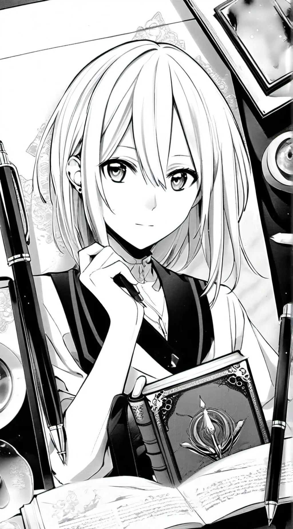 ai character: book(bfdi)  background