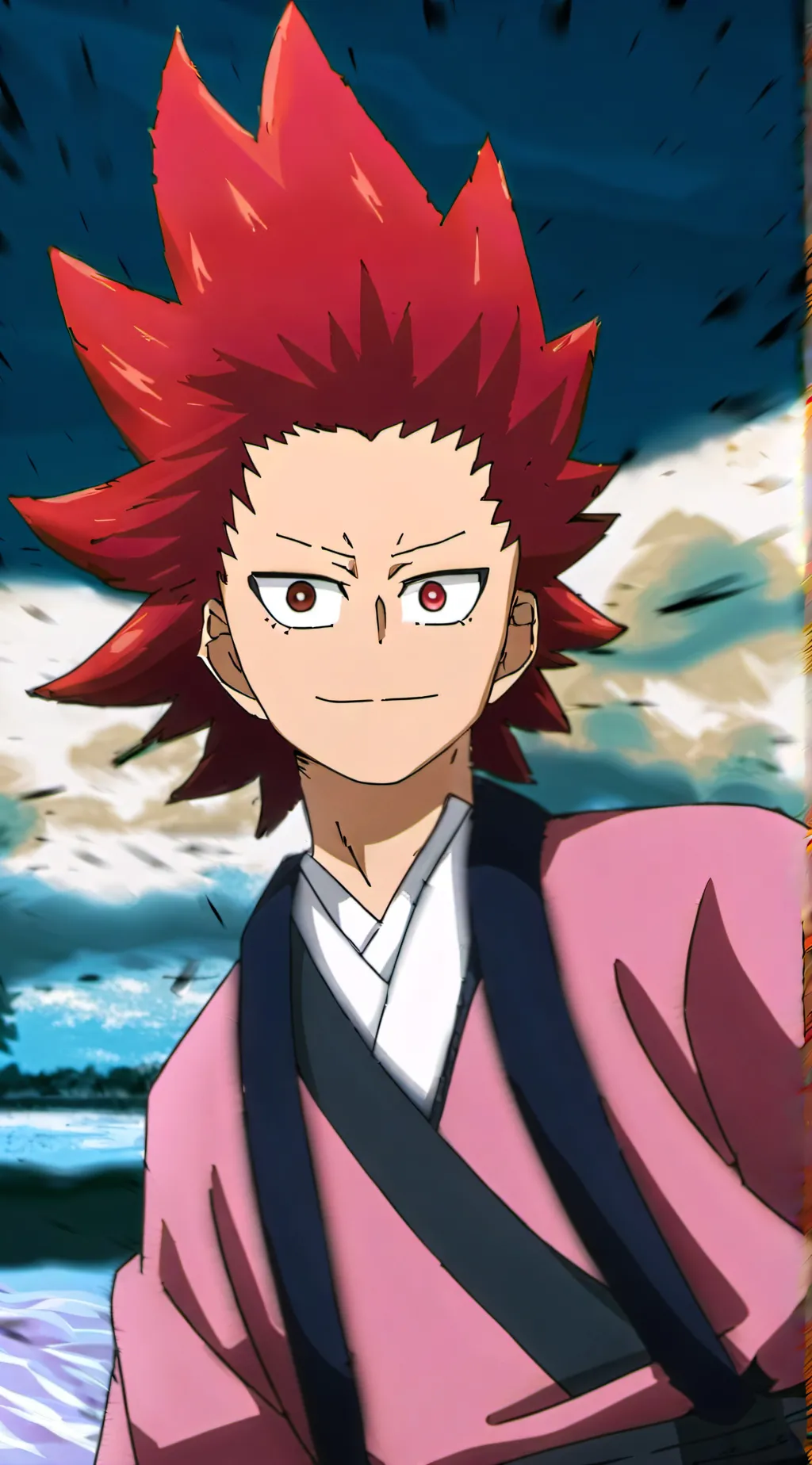 ai character: Eijiro Kirishima background