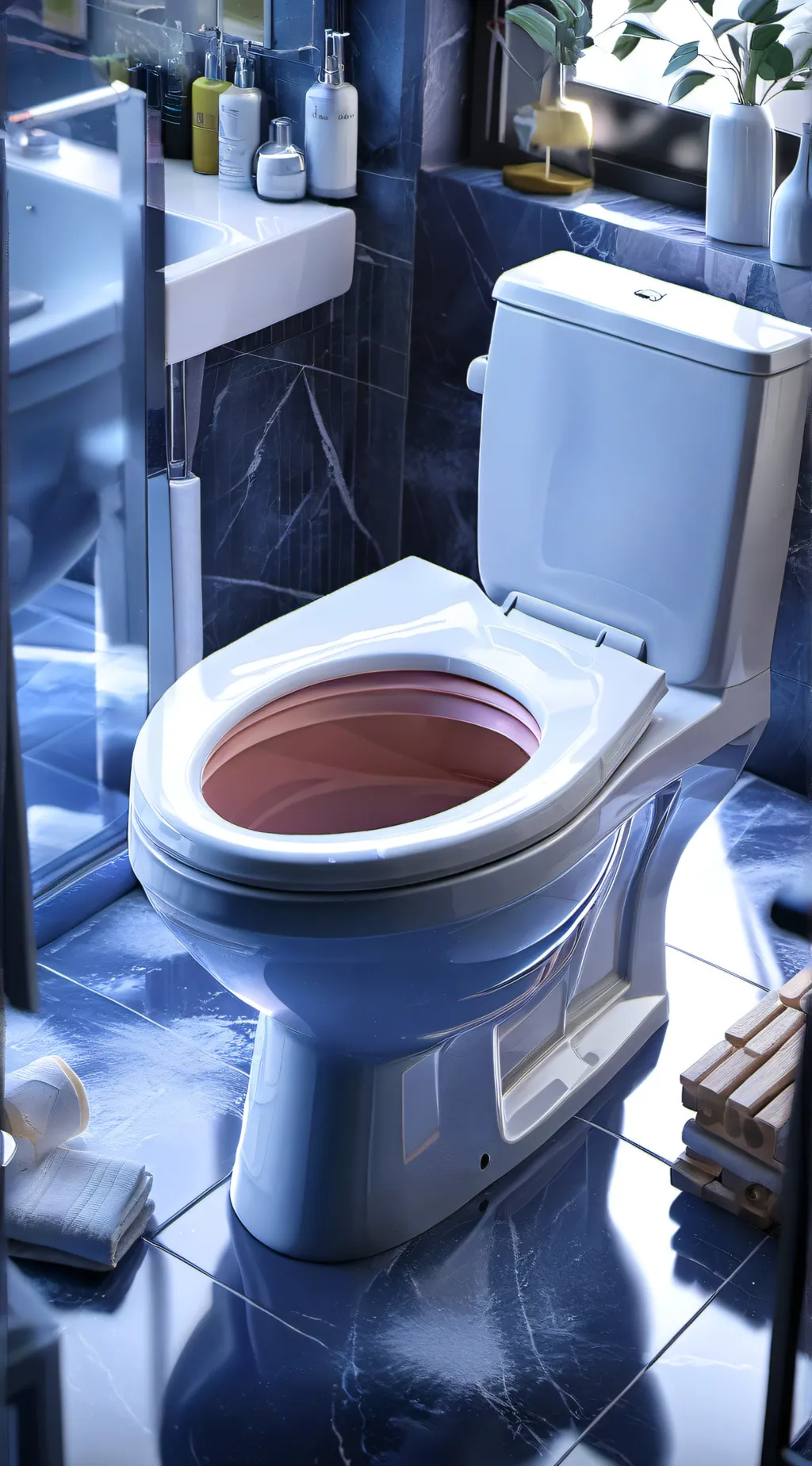 ai character: skibody tolit background