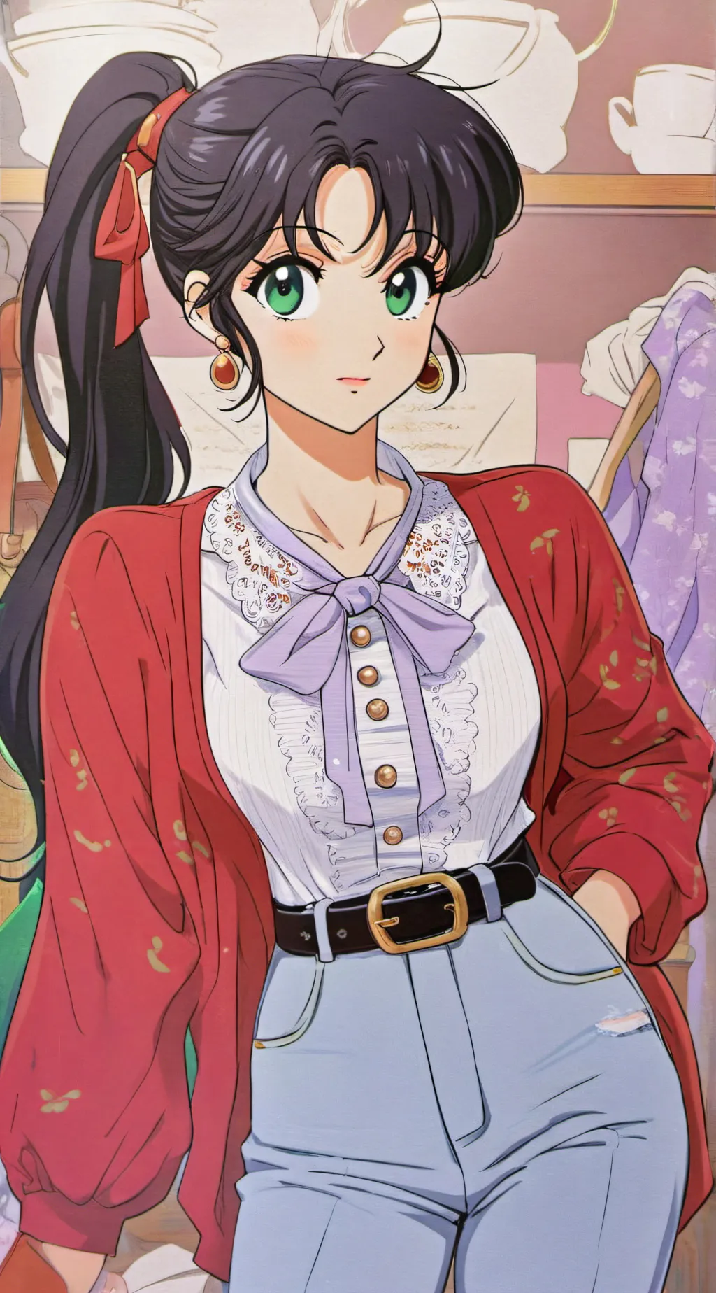 ai character: kanao&kana tsuyuri background