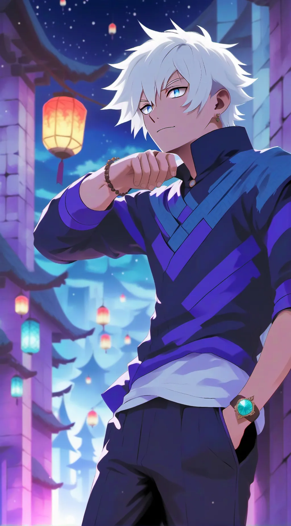 ai character: Mha RUN BI*CH RUN background