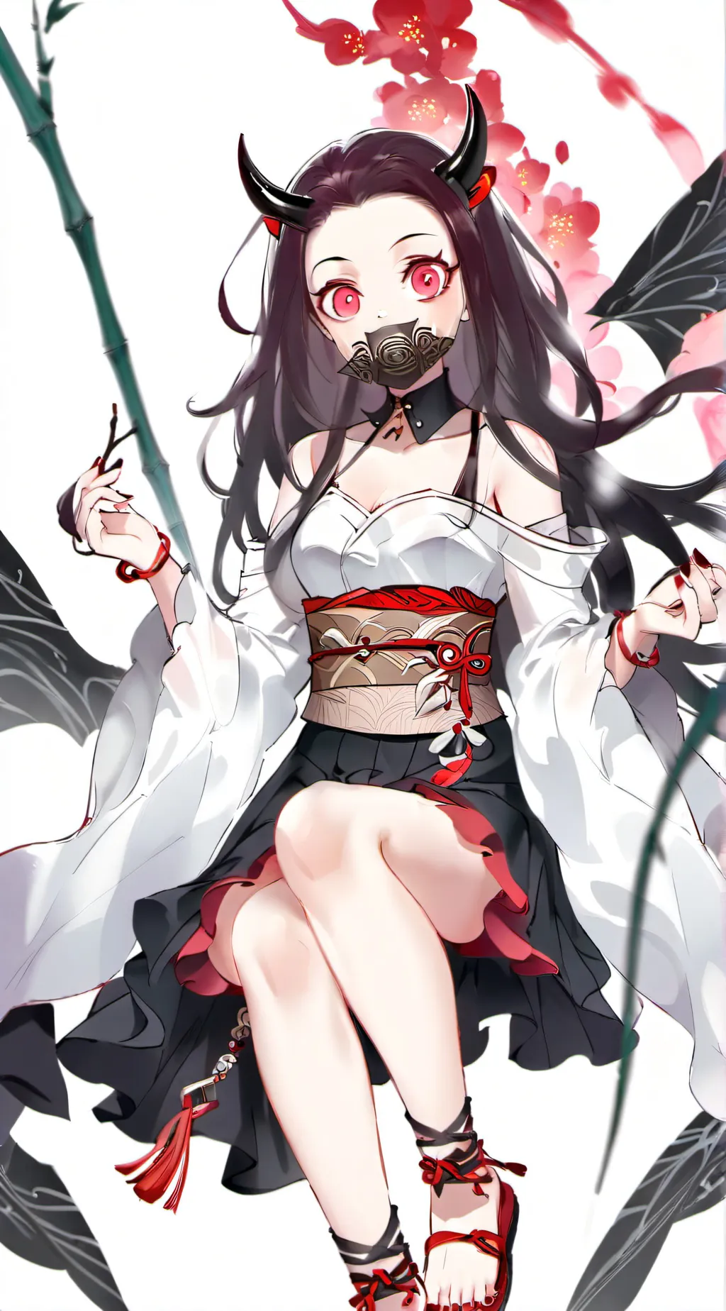 ai character: Hashira meeting  background