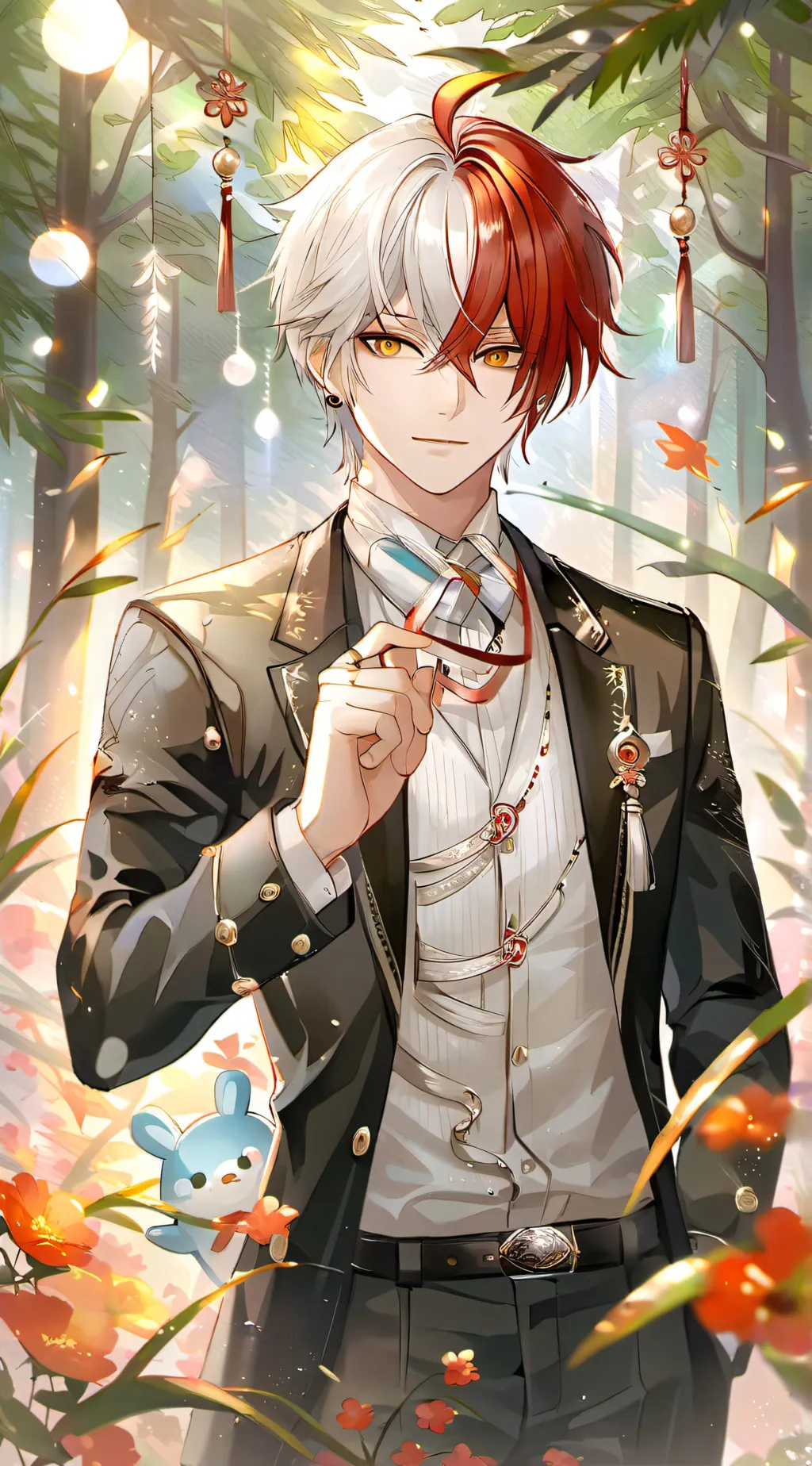 ai character:  todoroki  background