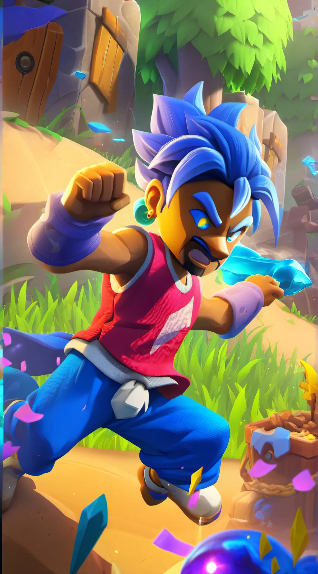 ai character: Max background