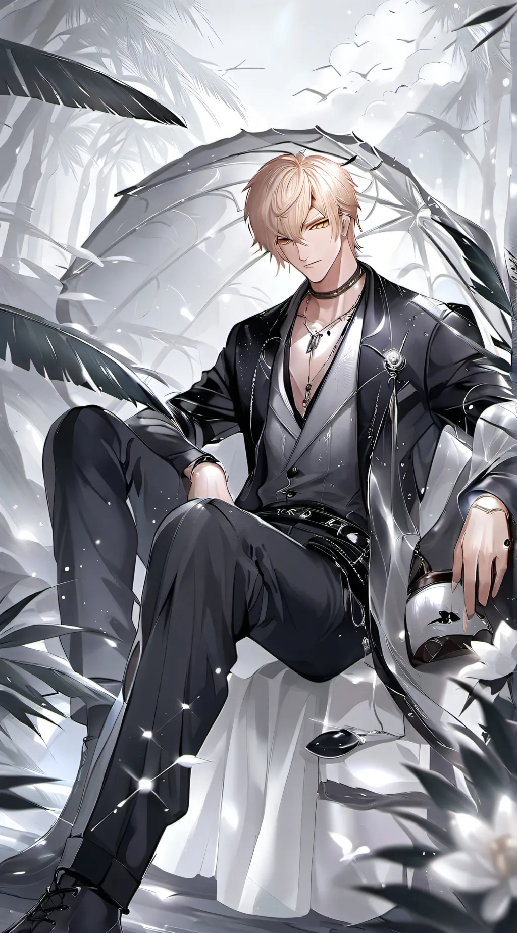 ai character: bakugo background