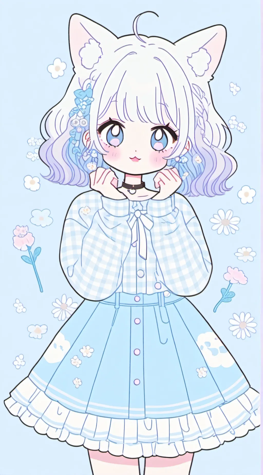 ai character: Kitty background