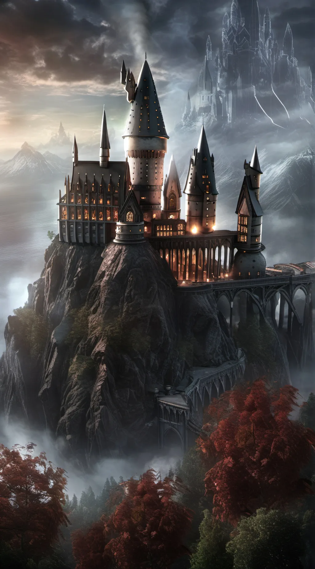 ai character: Hogwarts background