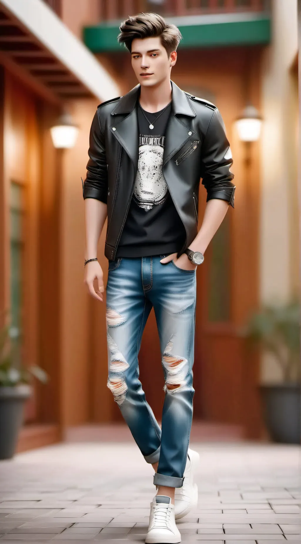 ai character: Javi Gracia  background