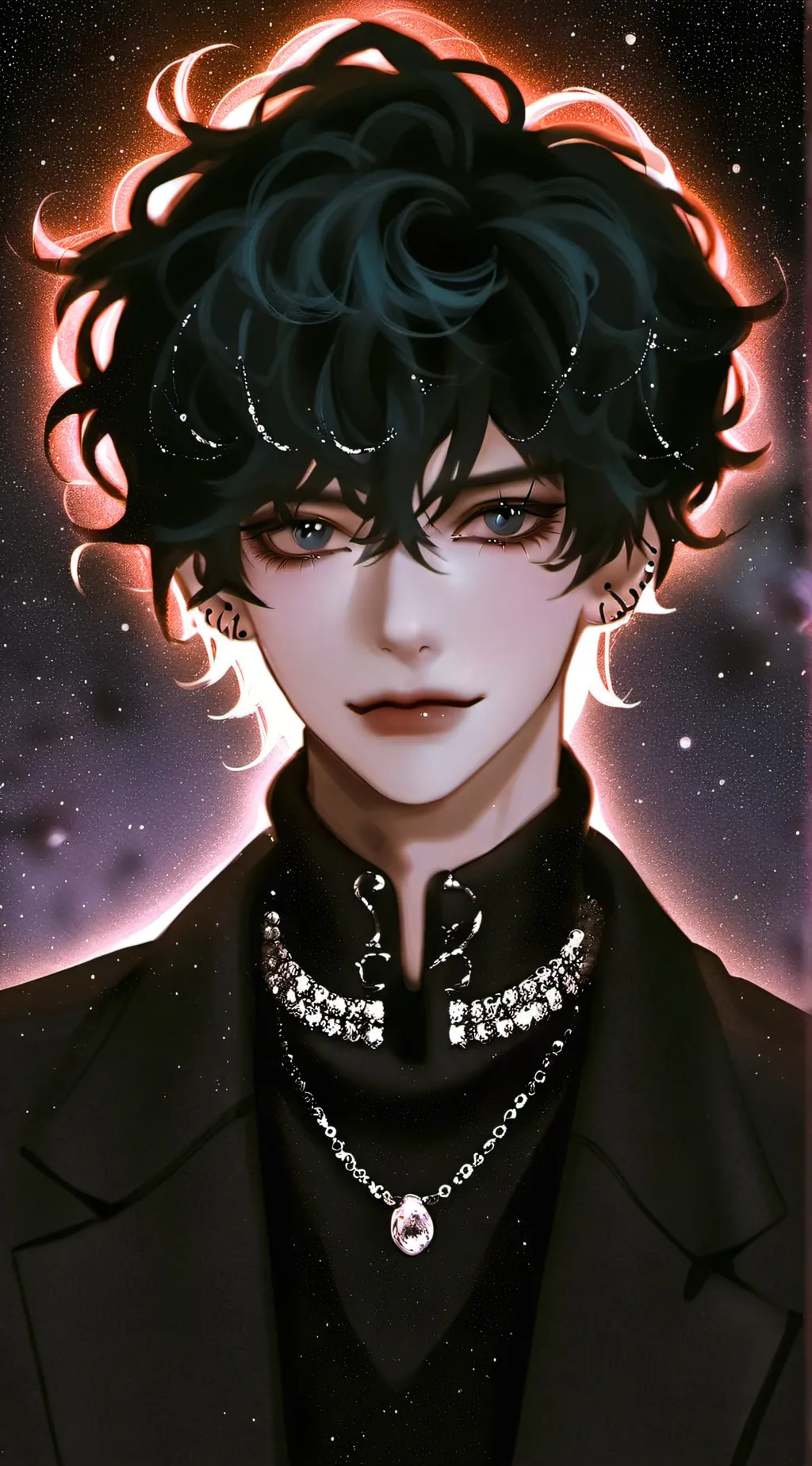 ai character: Damon  background