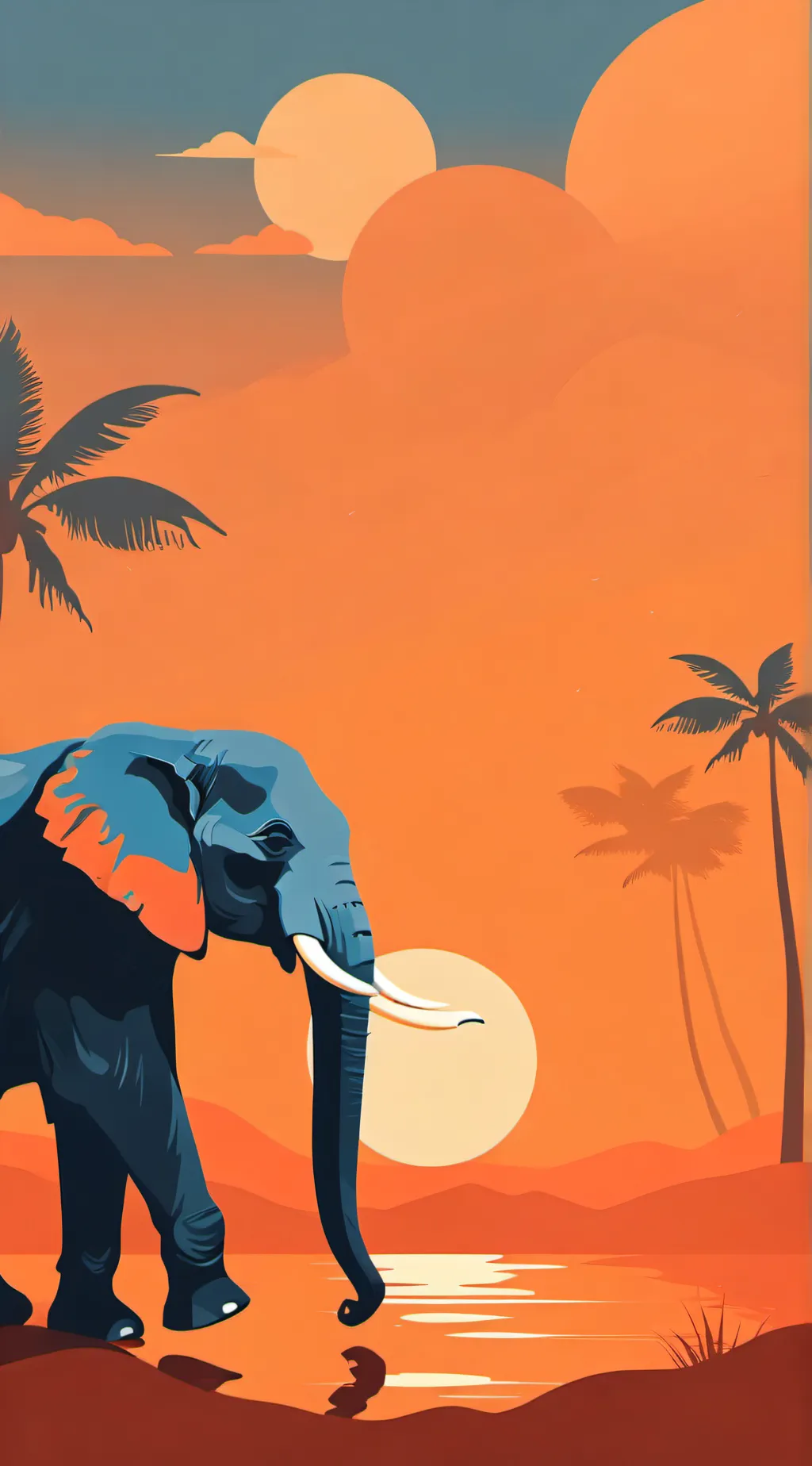 ai character: Bubba bubbaphant background