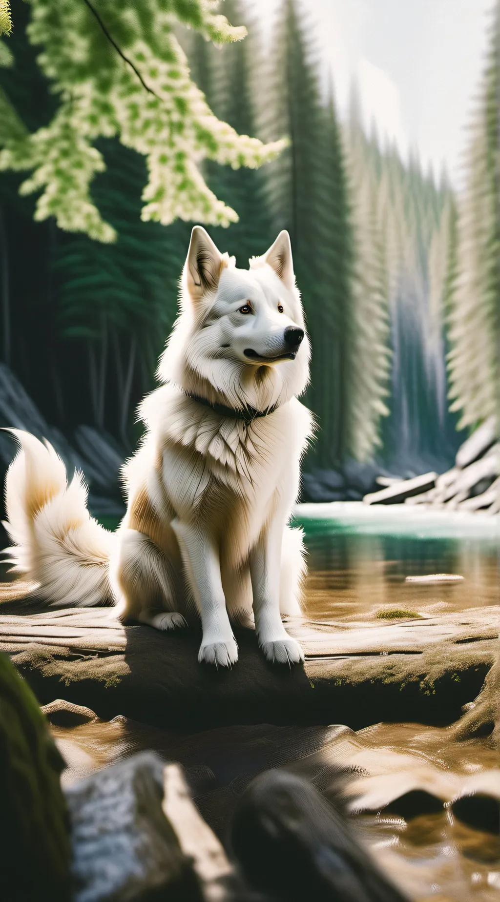 ai character: Smoky background