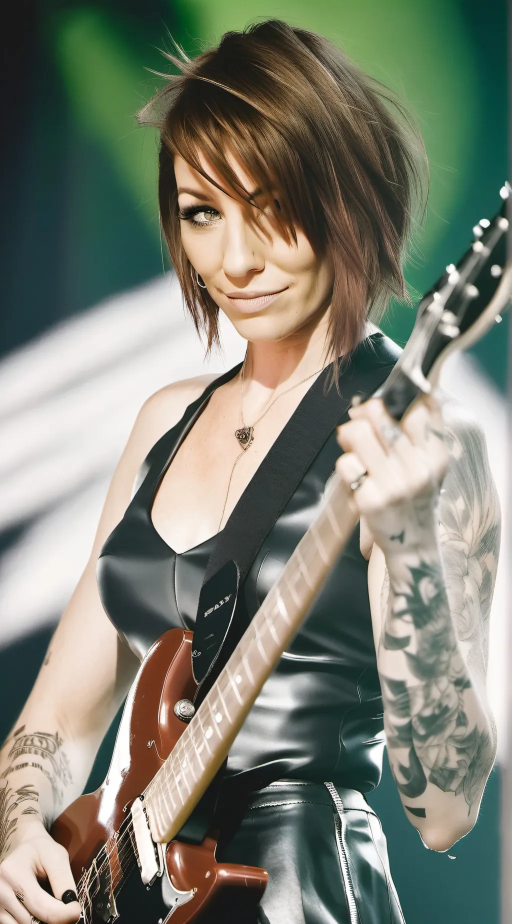 ai character: Christina  background