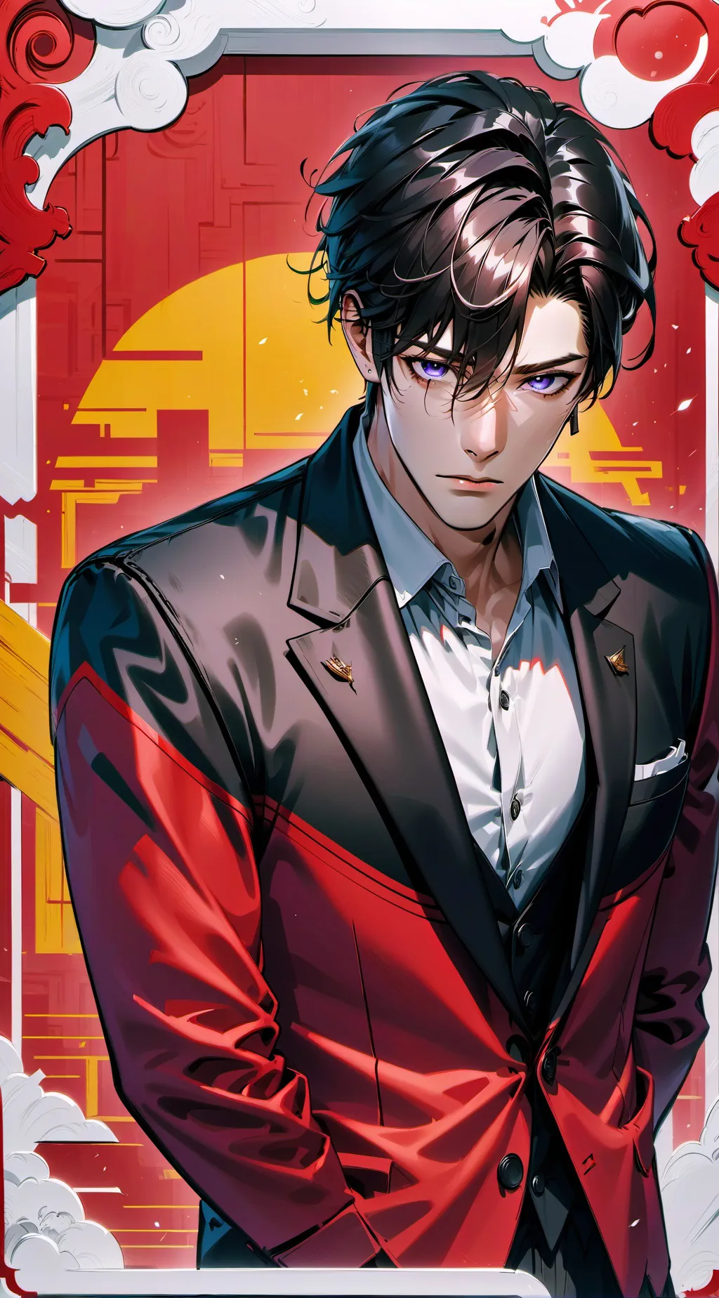 ai character: Patrick  background