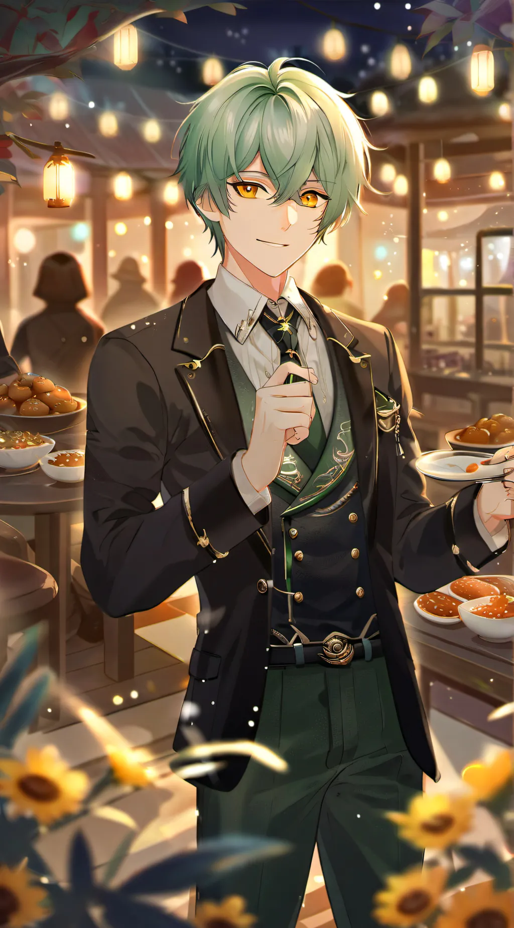 ai character: Deku background