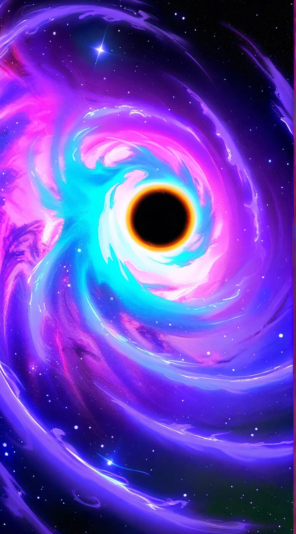 ai character: Ginormous Blackhoi background