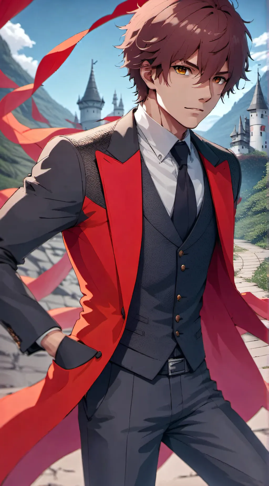 ai character: Leon background