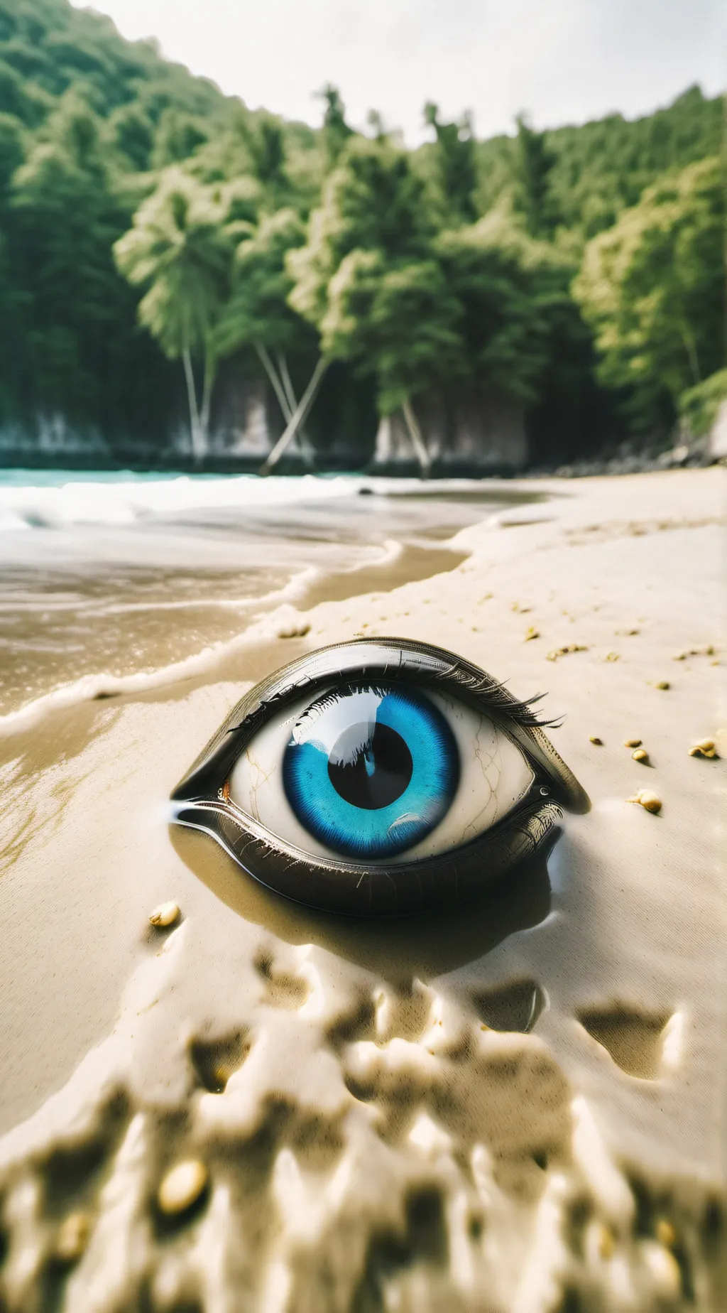 ai character: The evil eye🧿  background