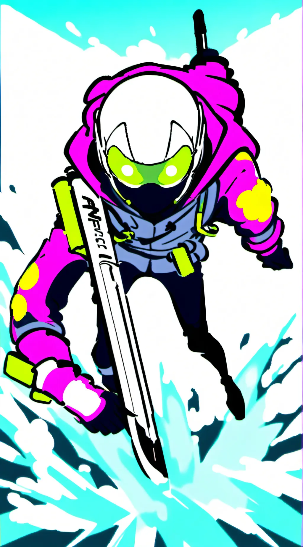 ai character: Sploot Cosplayer background