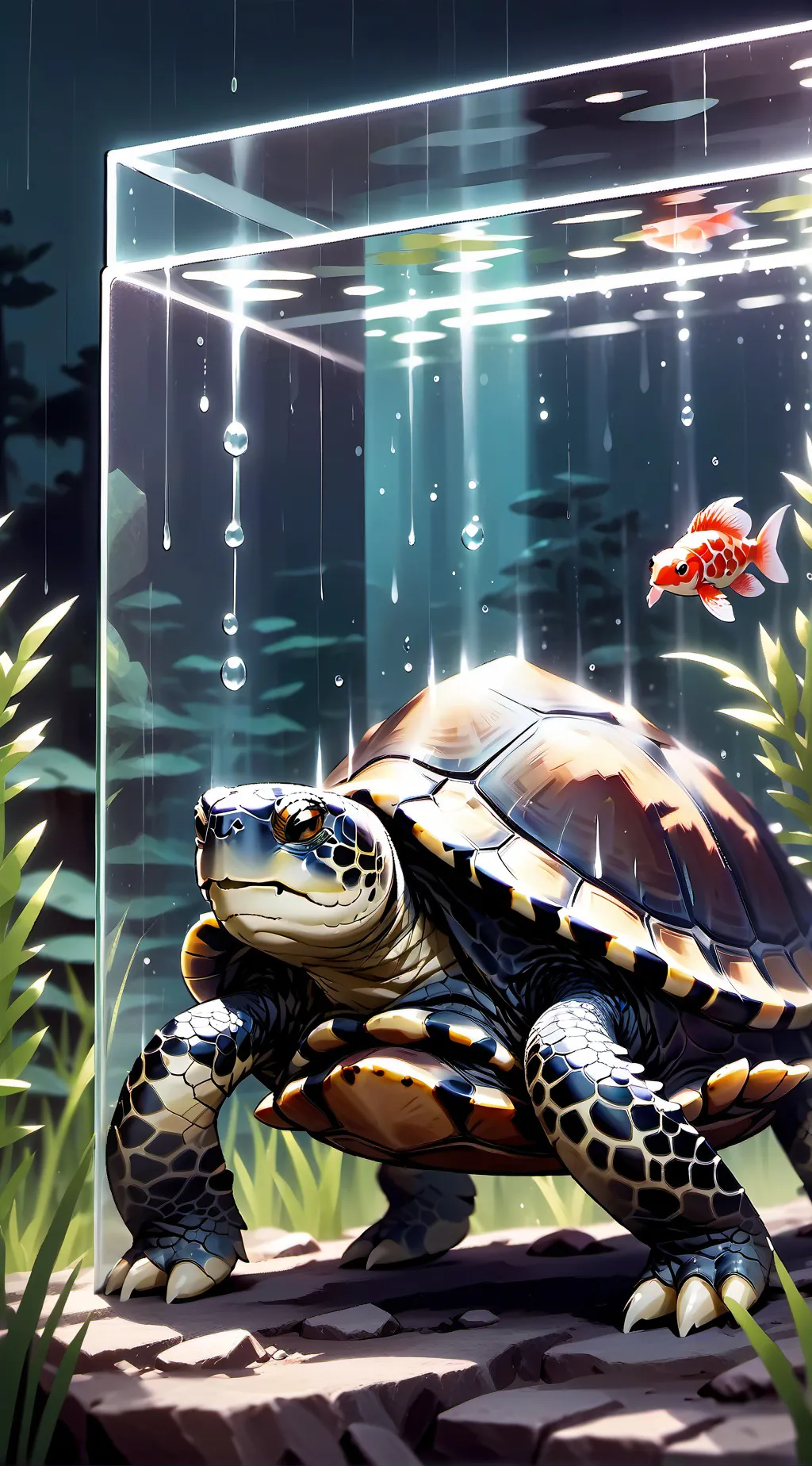 ai character: turtle background