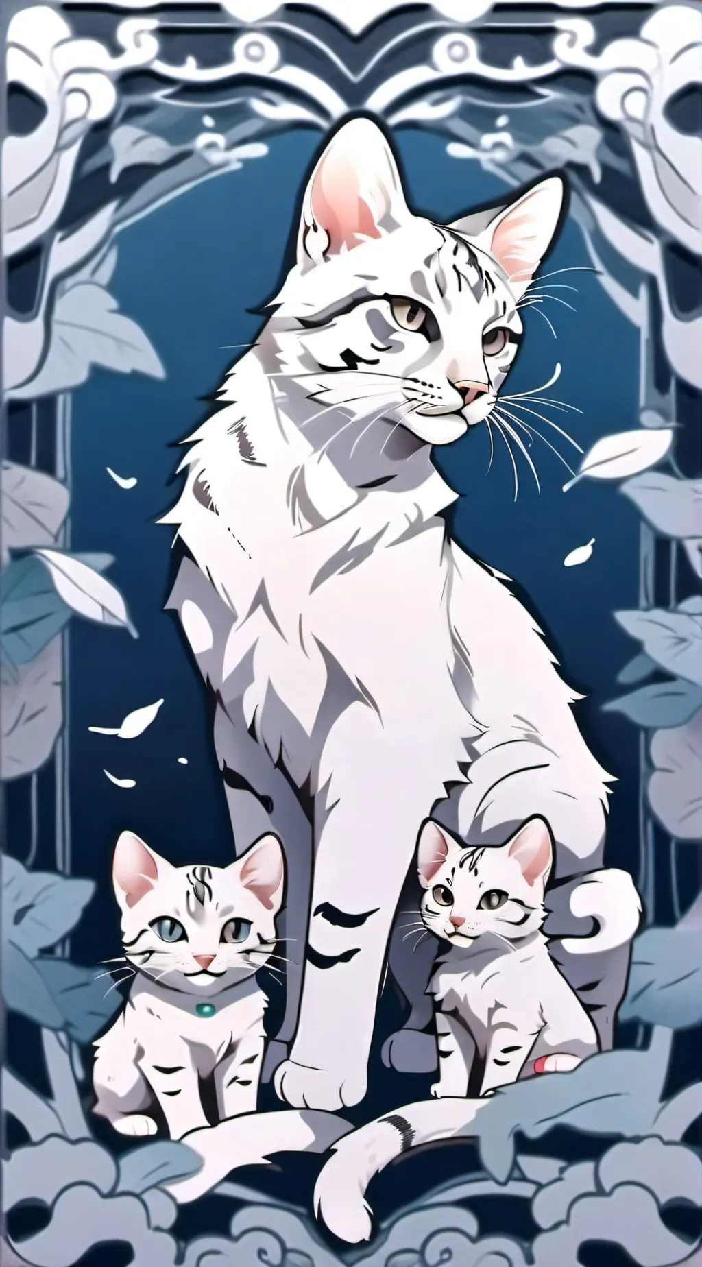 ai character: moonlight  background