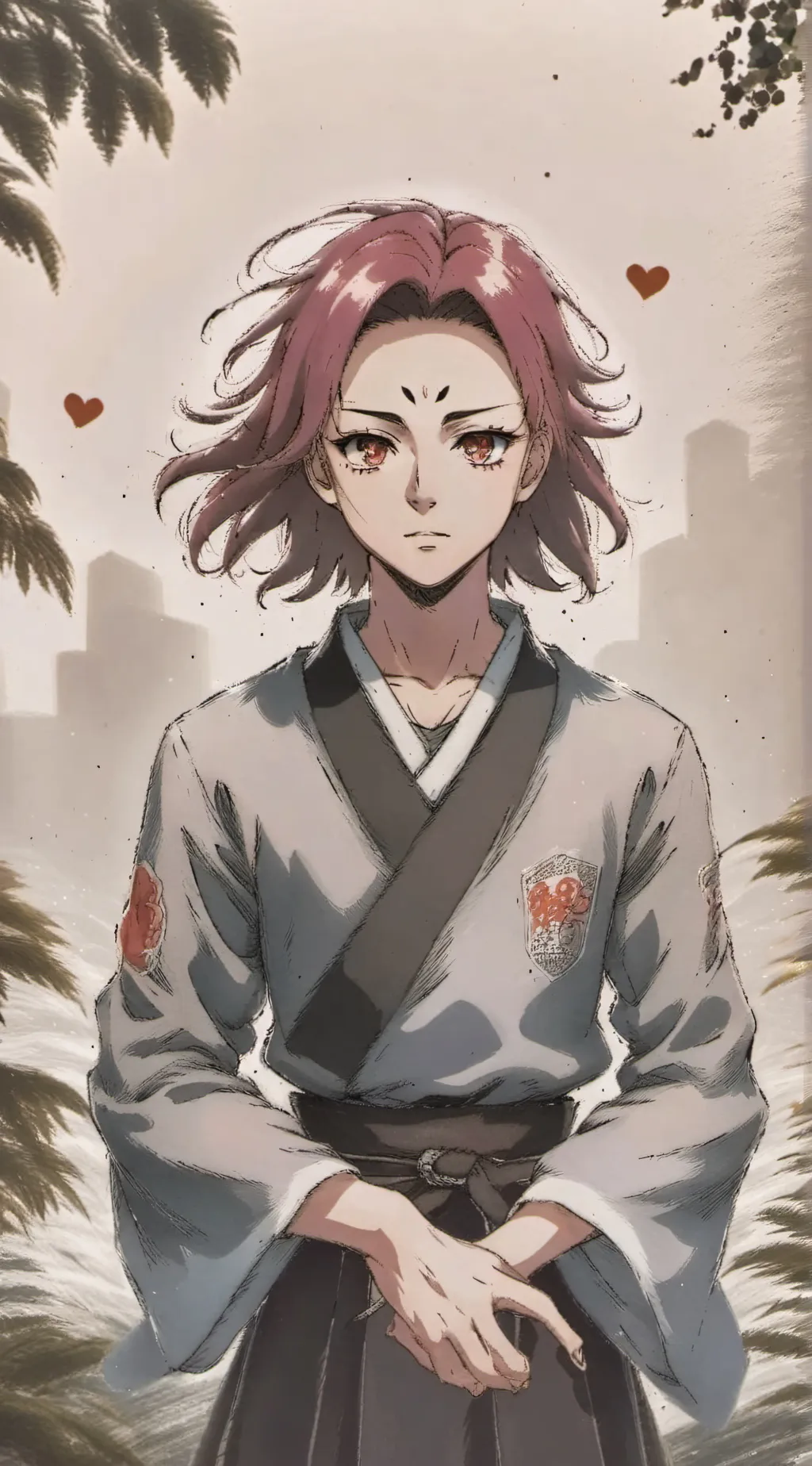 ai character: Female sukuna background