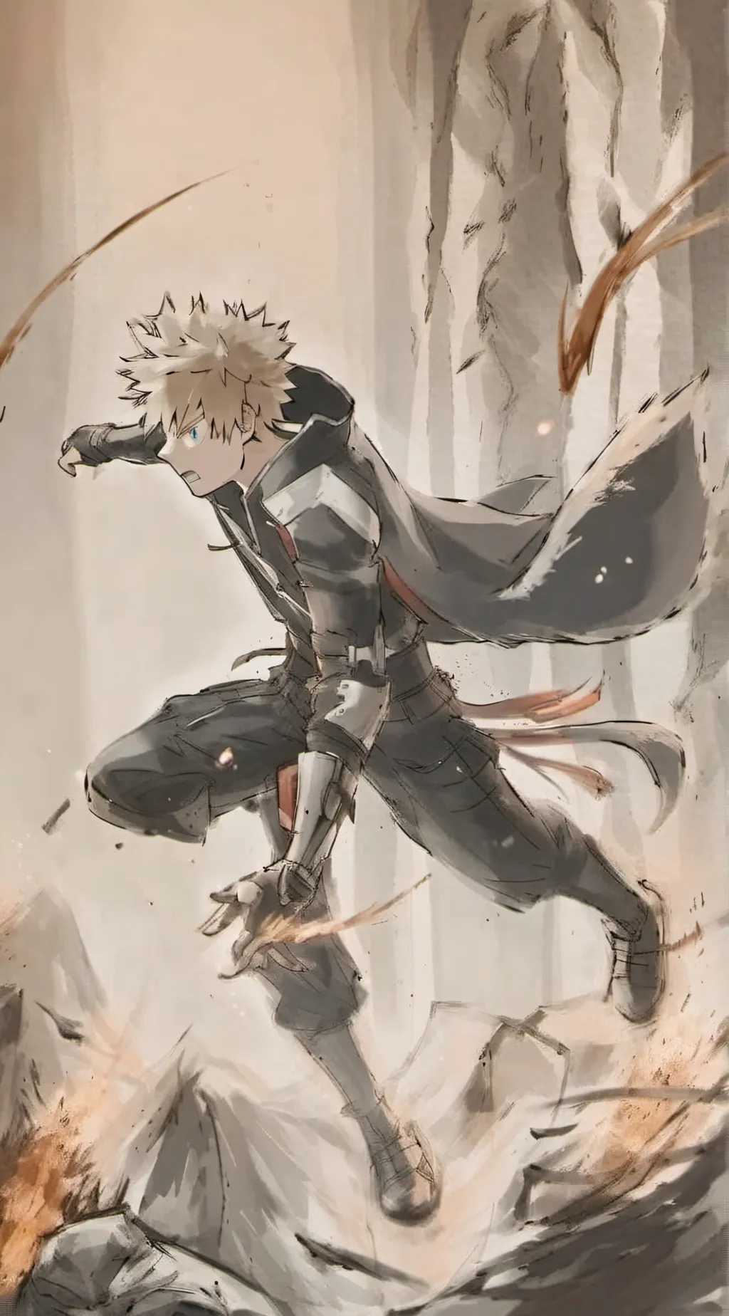 ai character: Bakugo family background