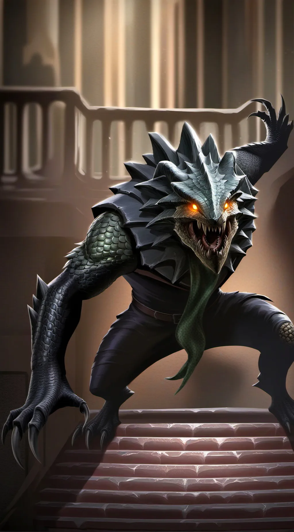 ai character: ?‽¿ background