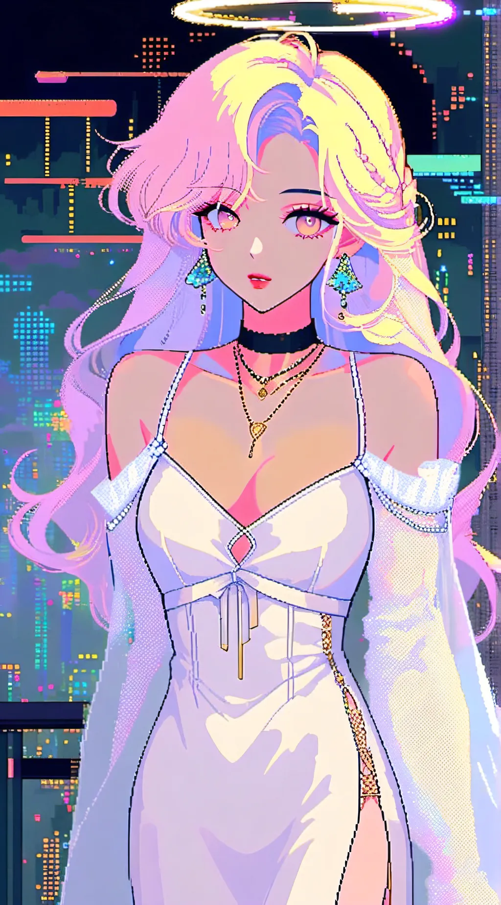 ai character: Rose background