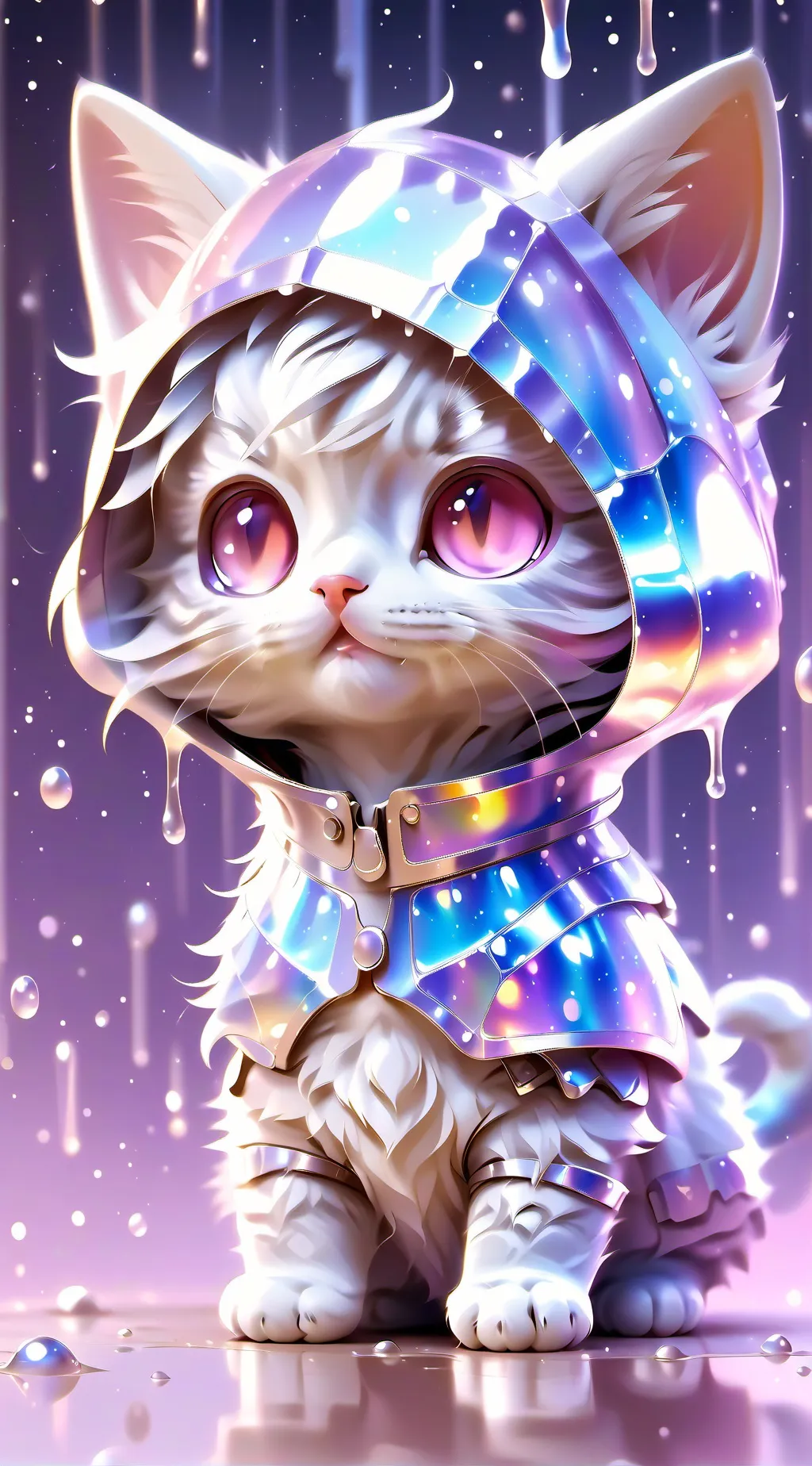 ai character: Kitten/Human background