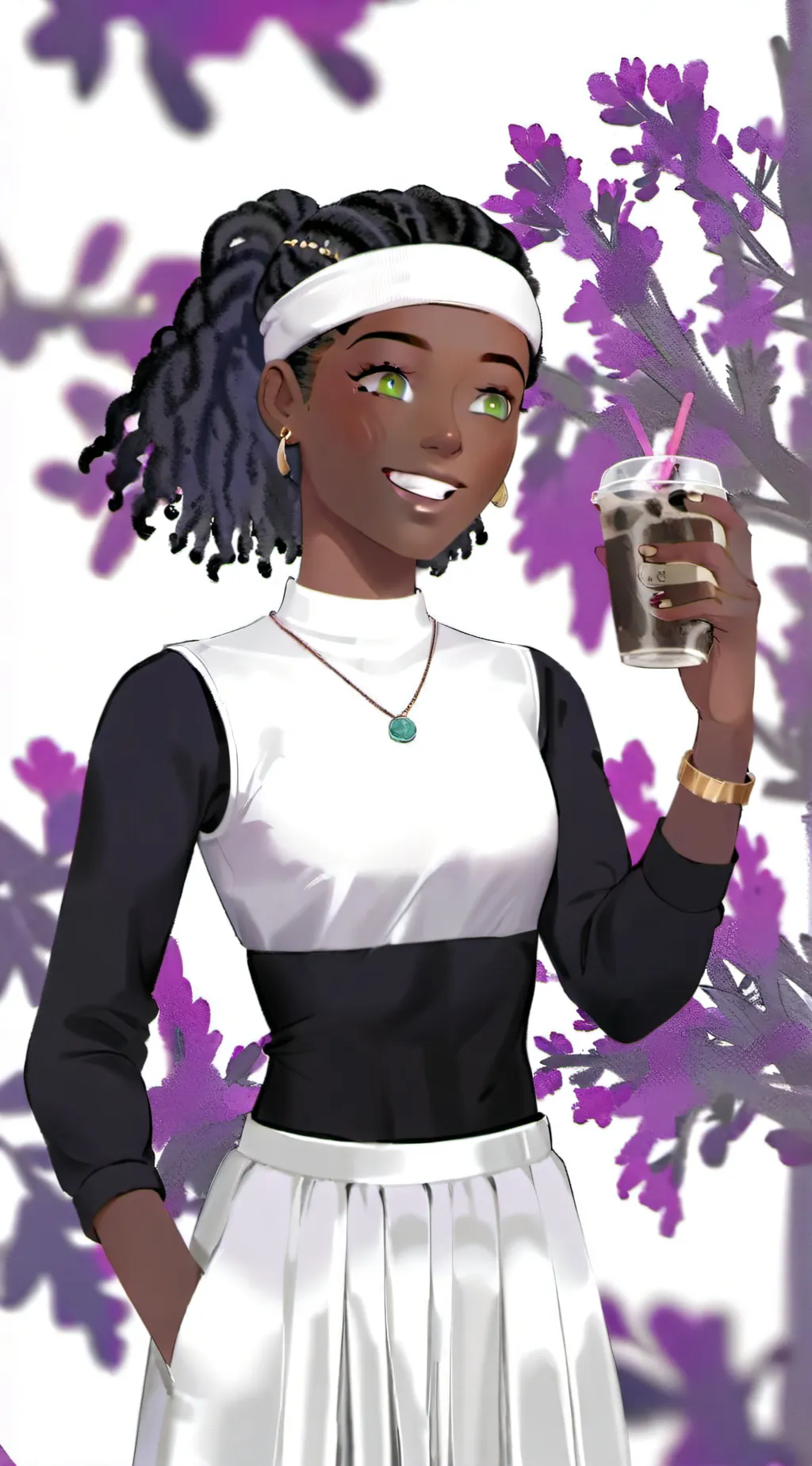 ai character: Kit Kay  background