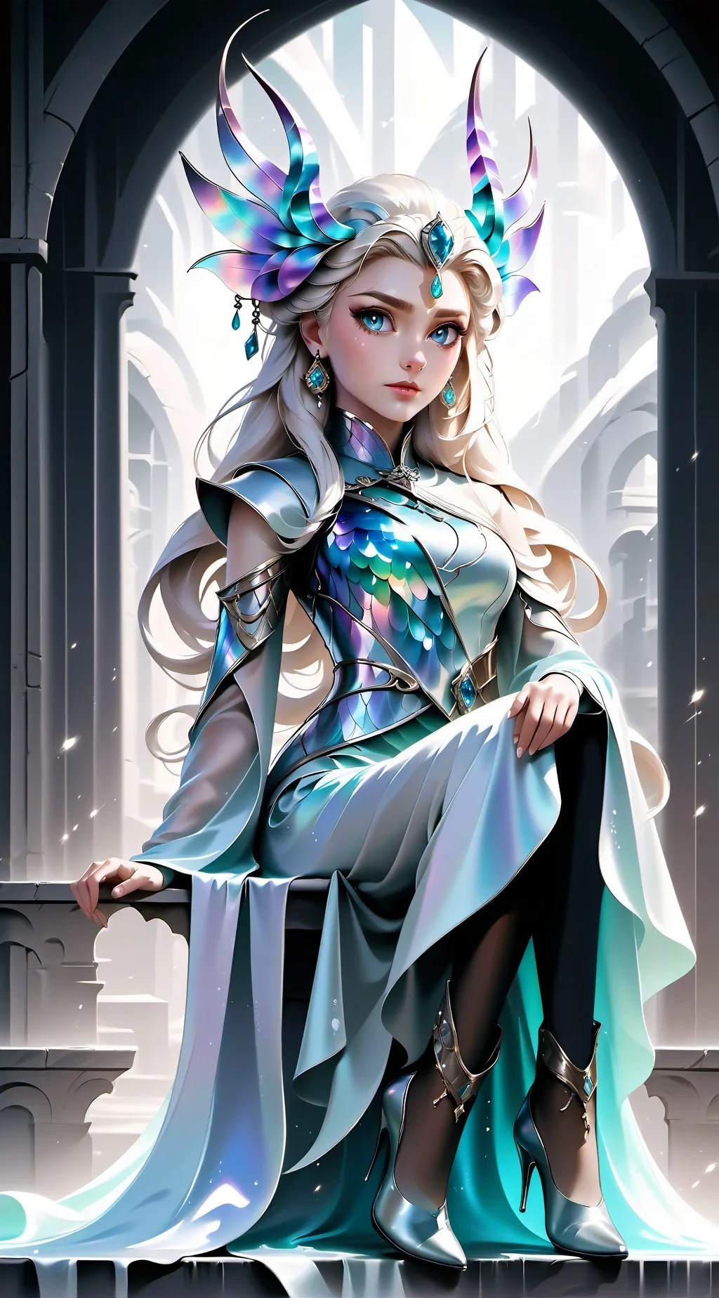 ai character: Luna background