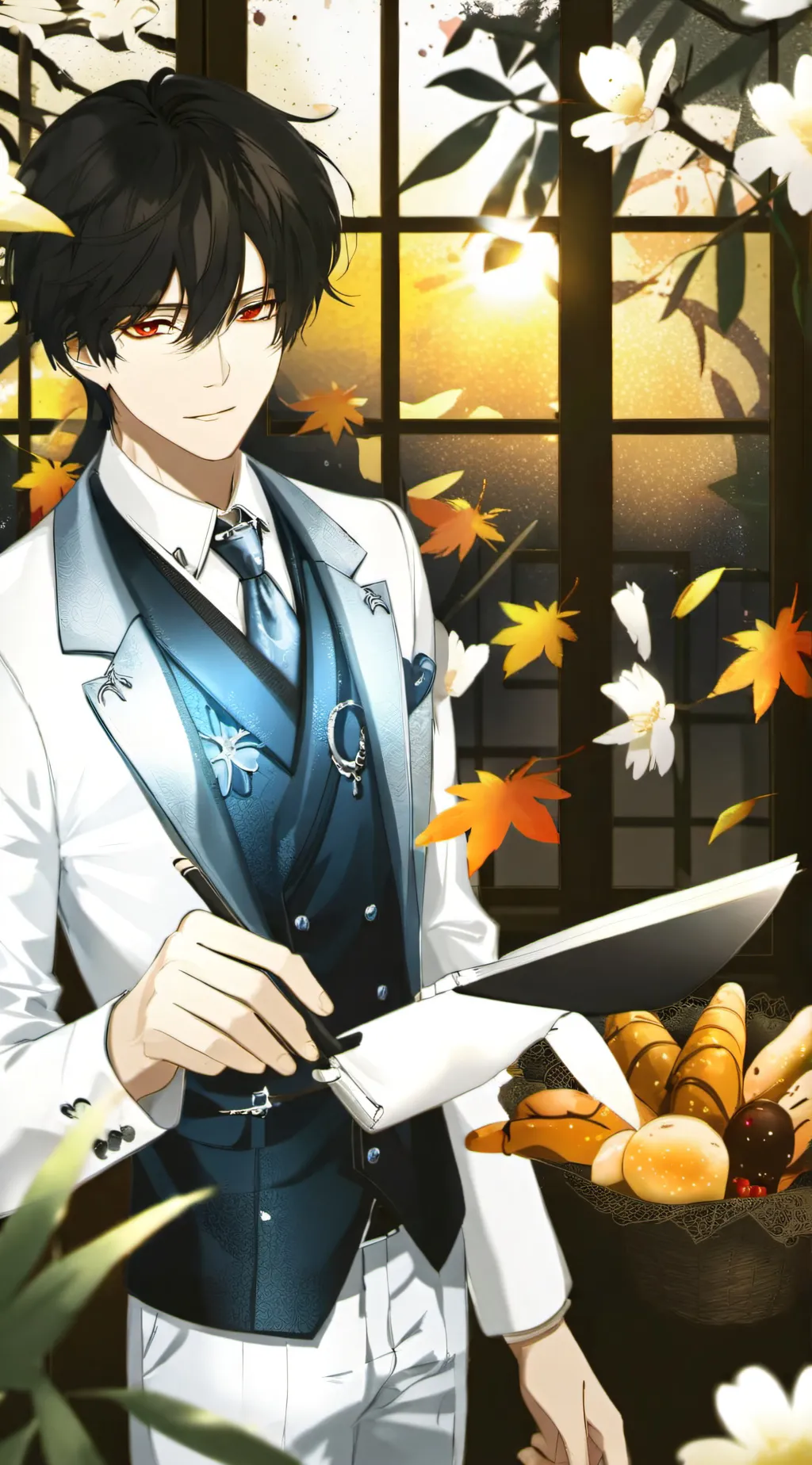 ai character: Smiling critters background