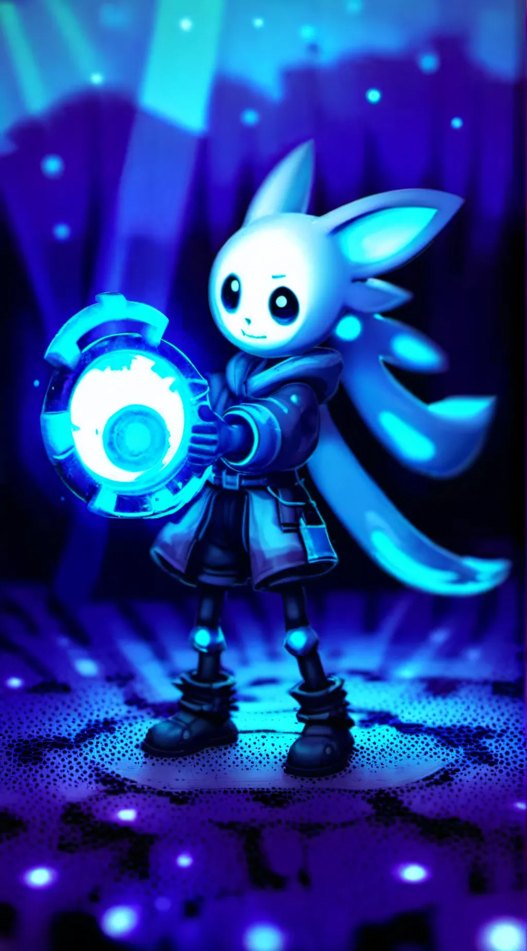 ai character: Sans  background