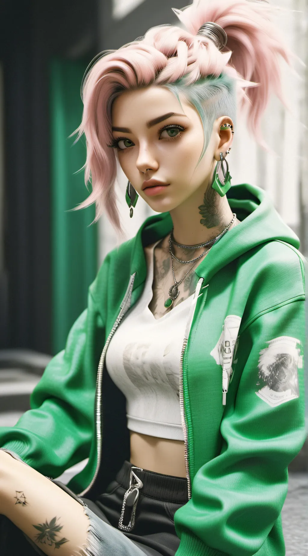 ai character: Grace background