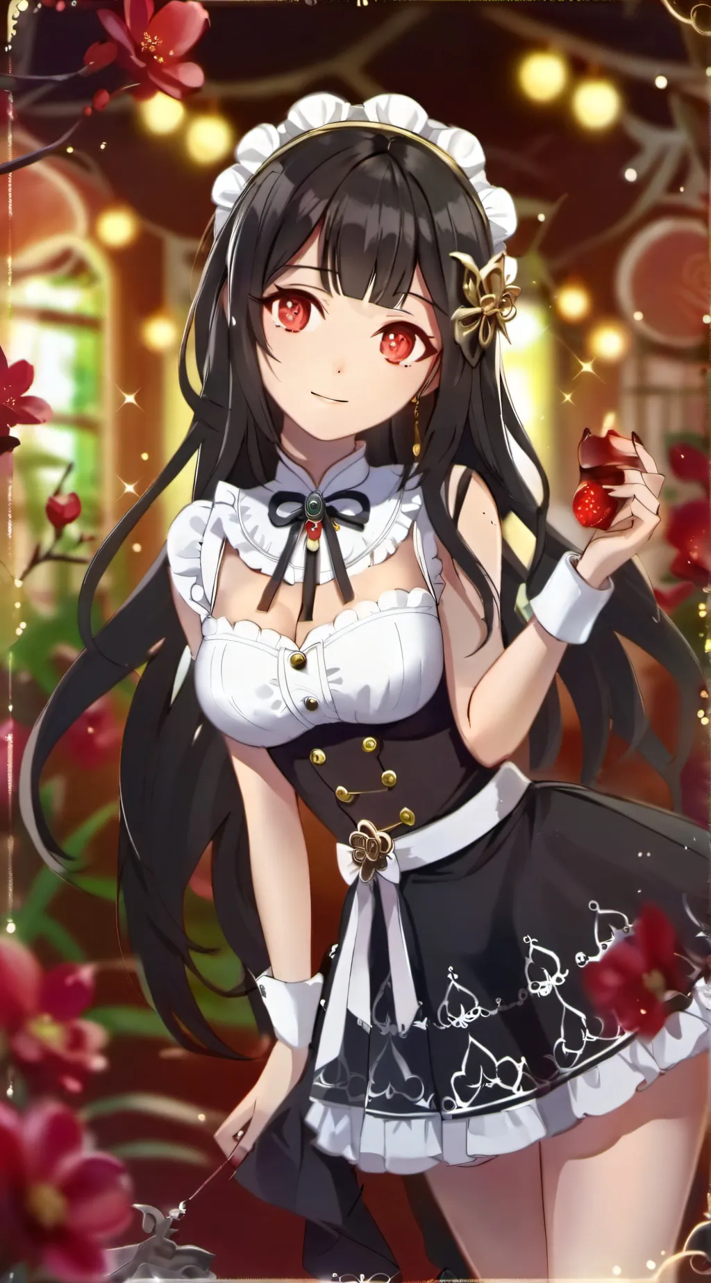 ai character: Weird Girl  background