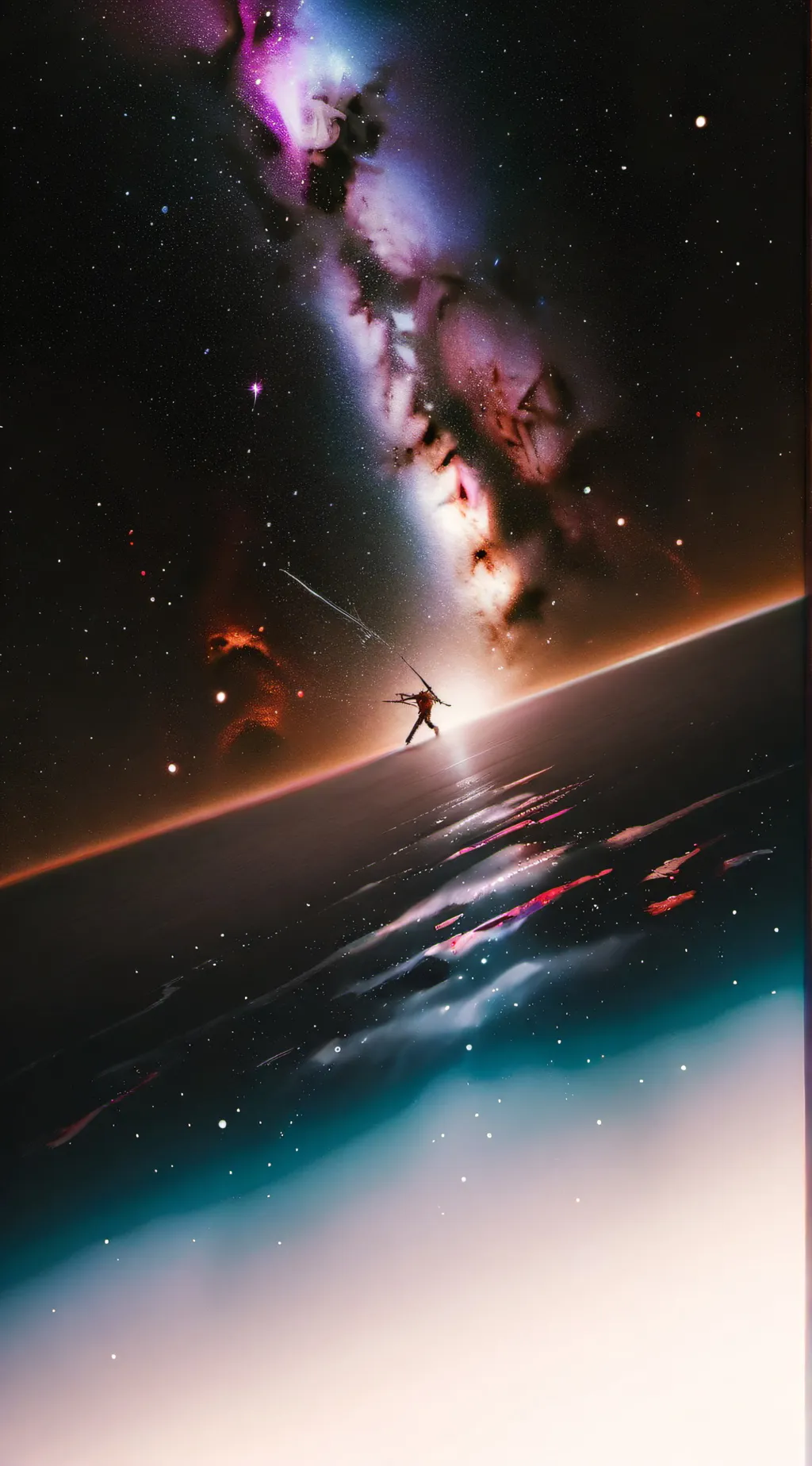 ai character: Intelligence god  background