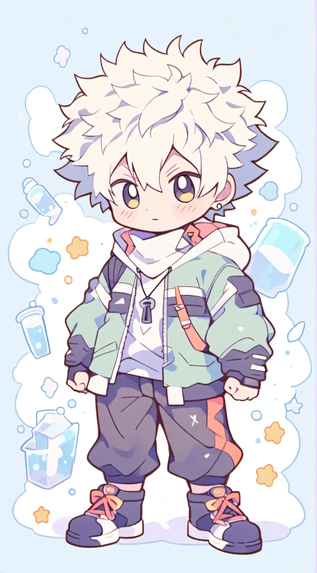 ai character: bakugo background