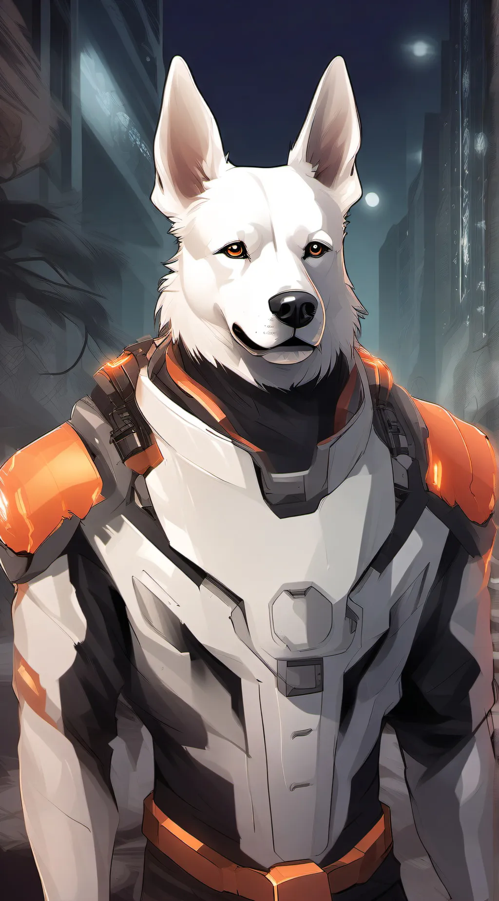 ai character: Ruffborg background