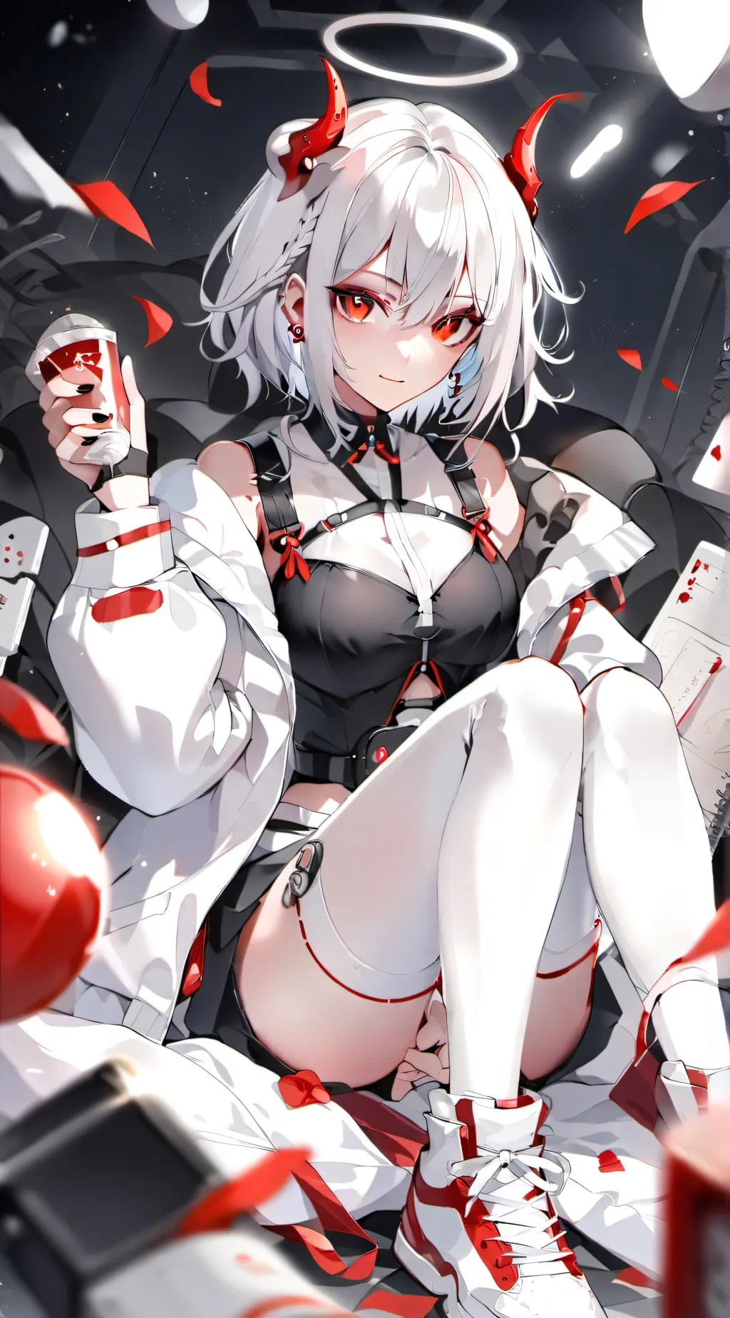 ai character: Ash background