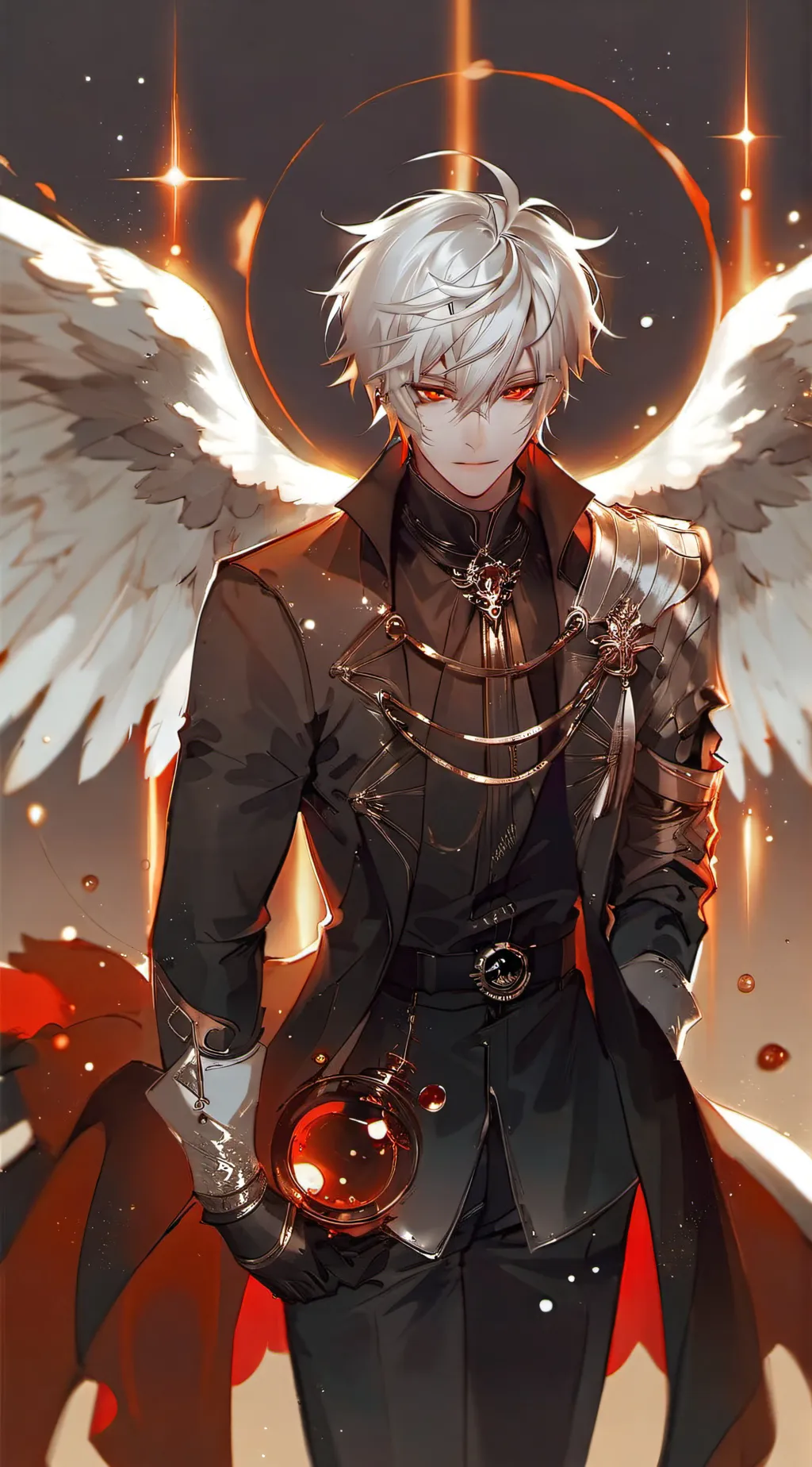 ai character: Adam  background